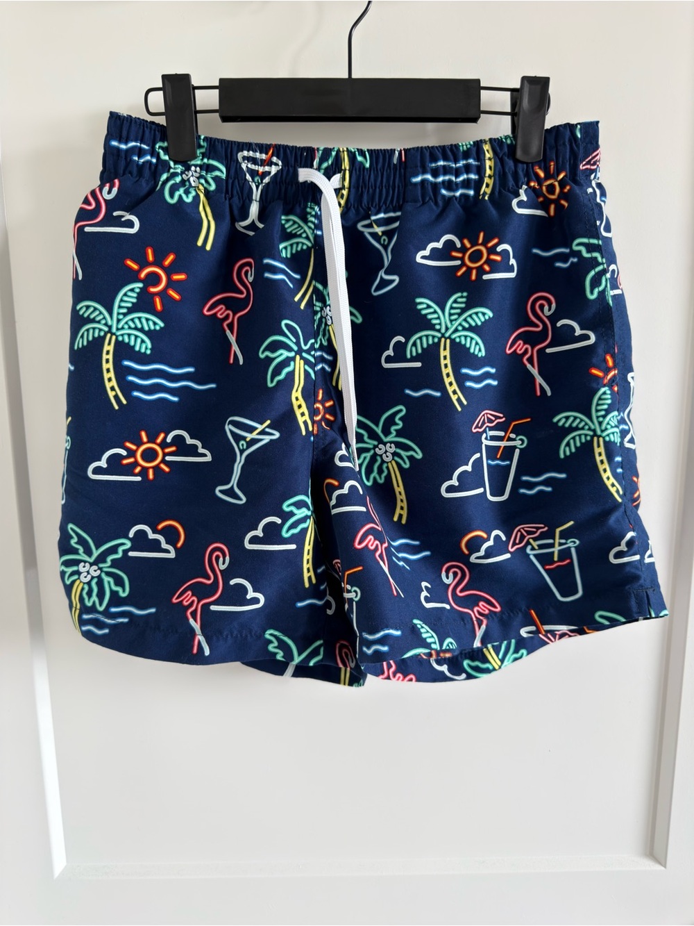 Chubbies “The Neon Lights” Tropical Swim Trunks